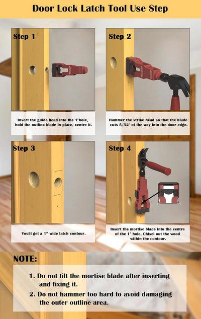 Adjustable Door Hinge Installation Jig Kit