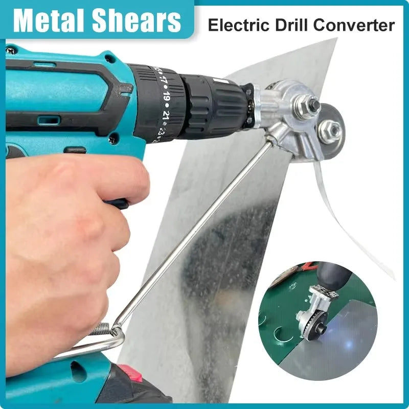 Drill-Powered Metal Sheet Cutter (Max Pro)