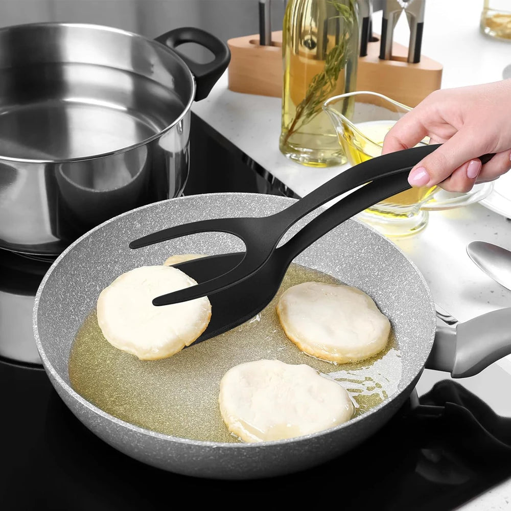 2-in-1 Flip Spatula Tongs