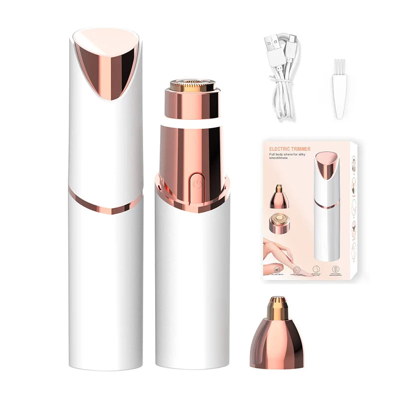 Mini Electric Facial Hair Remover & Eyebrow Trimmer