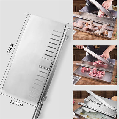 Manual Stainless Steel Bone & Meat Slicer