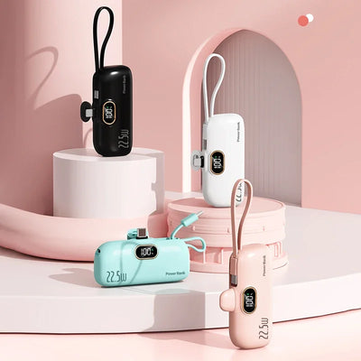 Mini Capsule Power Bank 22.5W Fast Charging