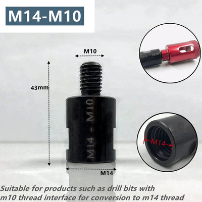 M14 to M10 & 5/8-11 Angle Grinder Adapter