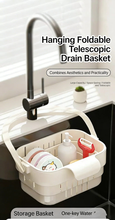 Foldable Sink Colander Basket