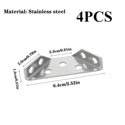 Heavy Duty Angle Brackets (Stainless Steel)