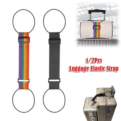 Adjustable Elastic Luggage Connector Straps