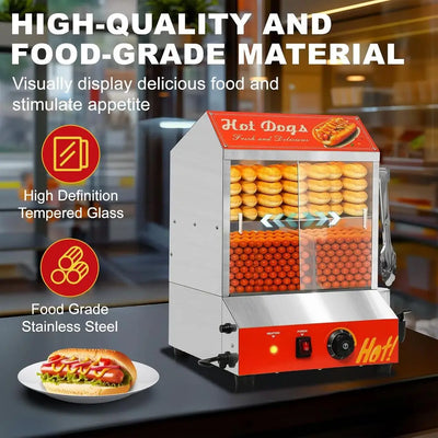 2-Tier Hot Dog & Bun Warmer