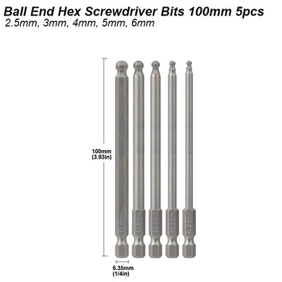 Ball End Hex Bit Set