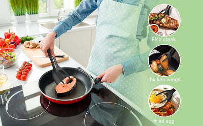 2-in-1 Flip Spatula Tongs