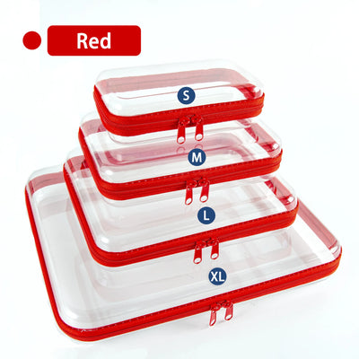 Transparent Zipper Storage Bag
