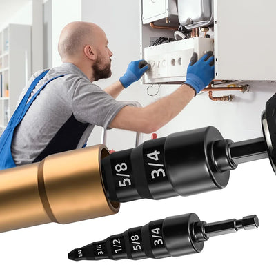 Copper Pipe Expander Drill Bit Set