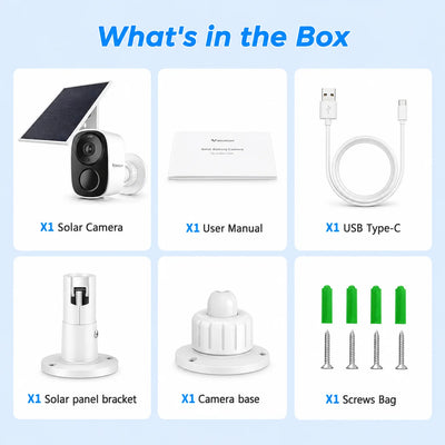 5MP Wireless Magnetic Security Camera