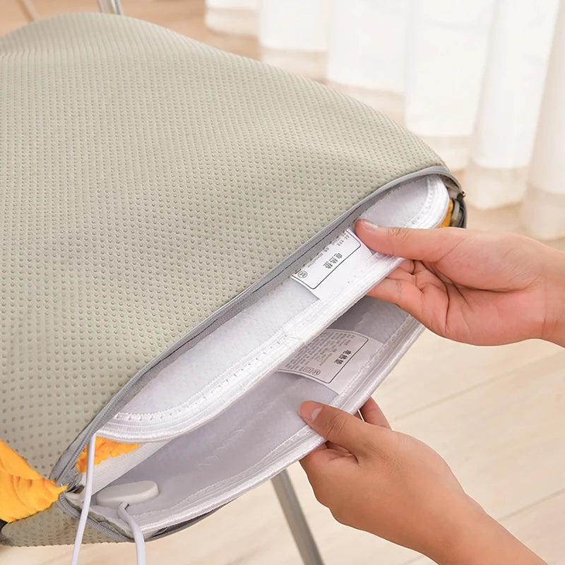 Electric Heated Seat Cushion with Back Support
