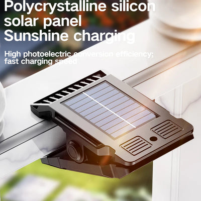 Solar Motion Sensor Clip-On Garden Light
