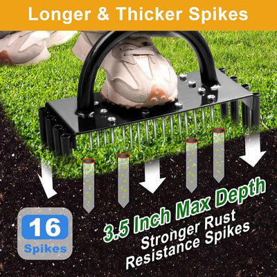 Manual Lawn Aerator Tool