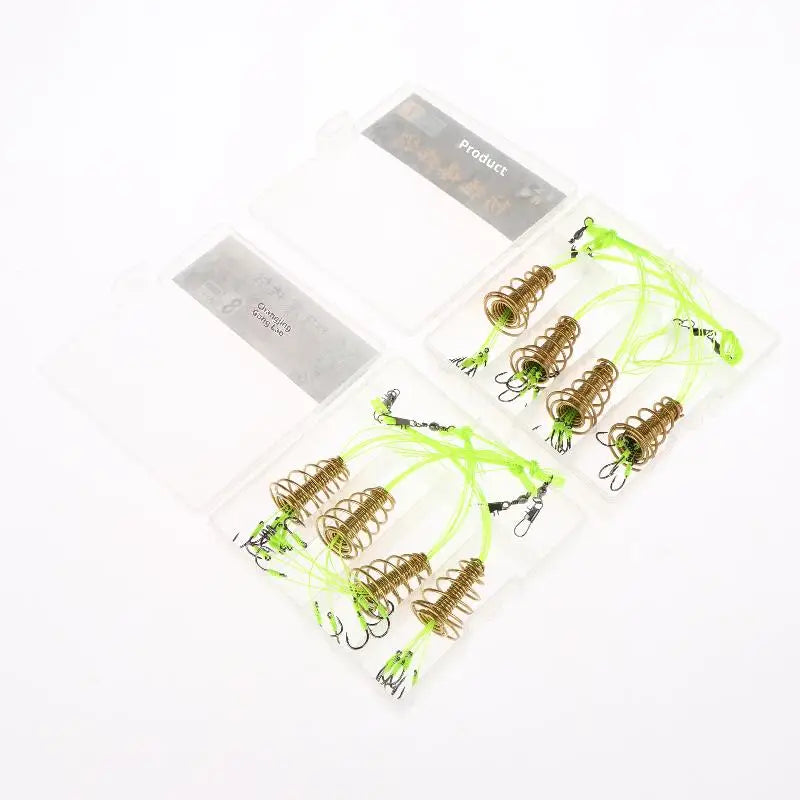 4PCS Explosive Carp Spring Hook Set