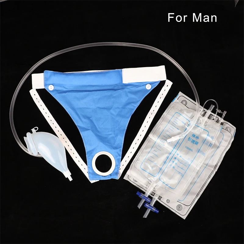 Reusable Silicone Urine Collector with Drainage Bag