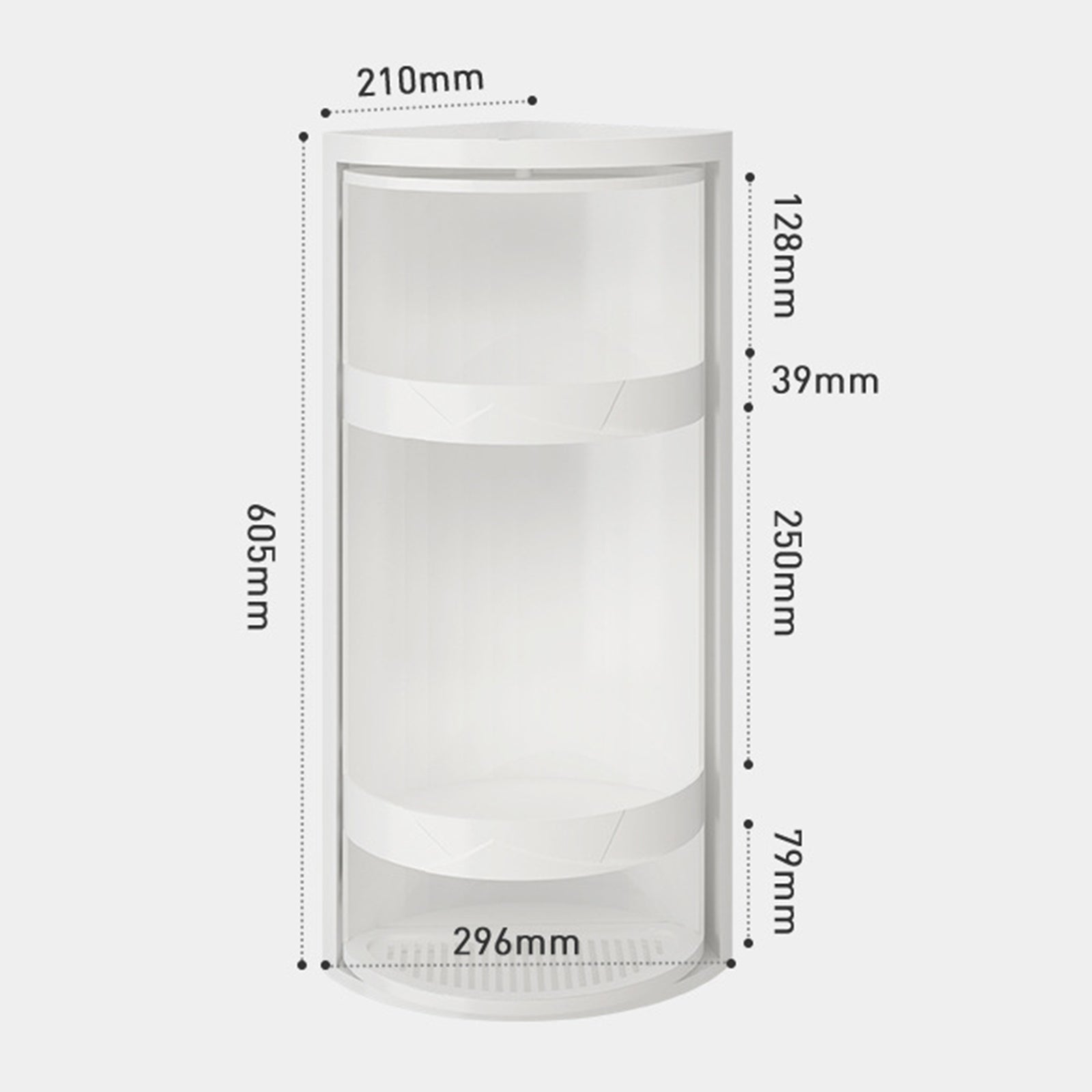 360° Rotating Corner Kitchen Spice Rack