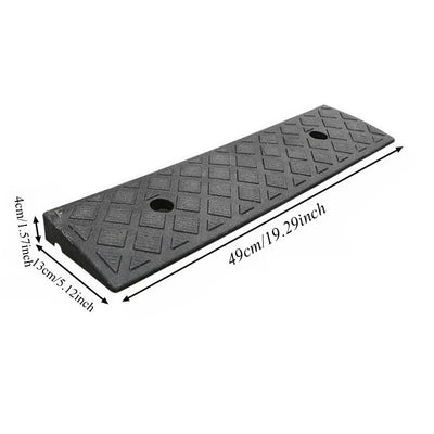 Heavy-Duty Portable Rubber Curb & Threshold Ramp