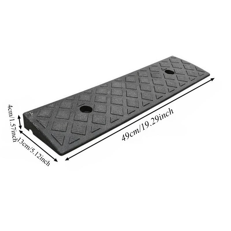 Heavy-Duty Portable Rubber Curb & Threshold Ramp