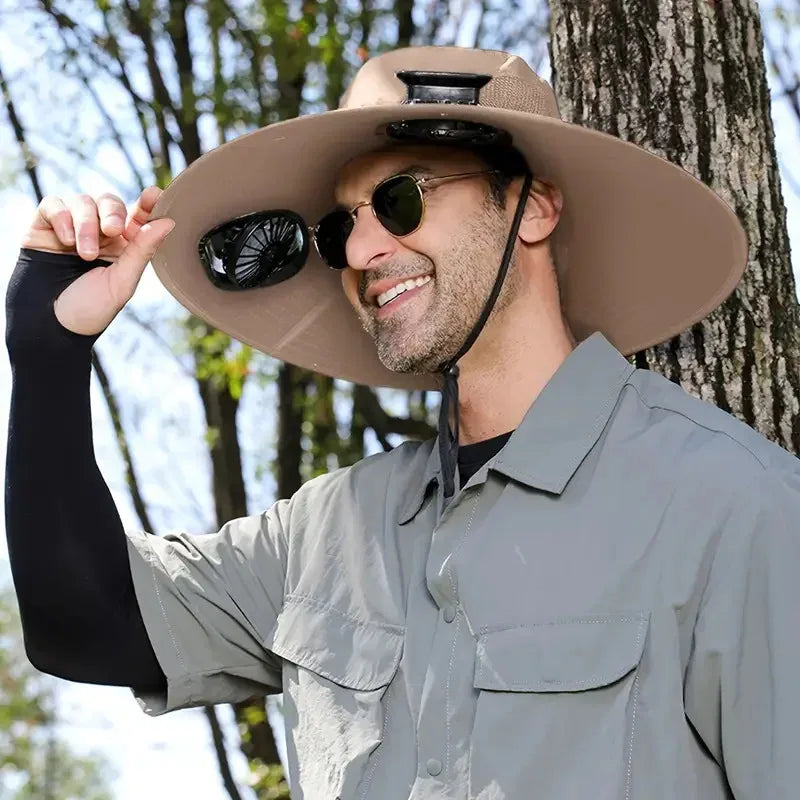 Solar Cooling Sun Hat