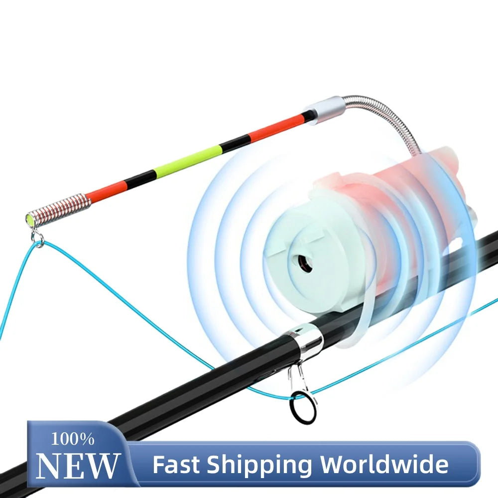 Waterproof Electronic Fish Bite Alarm with LED Light & Sound Alert (1/2 Pack)