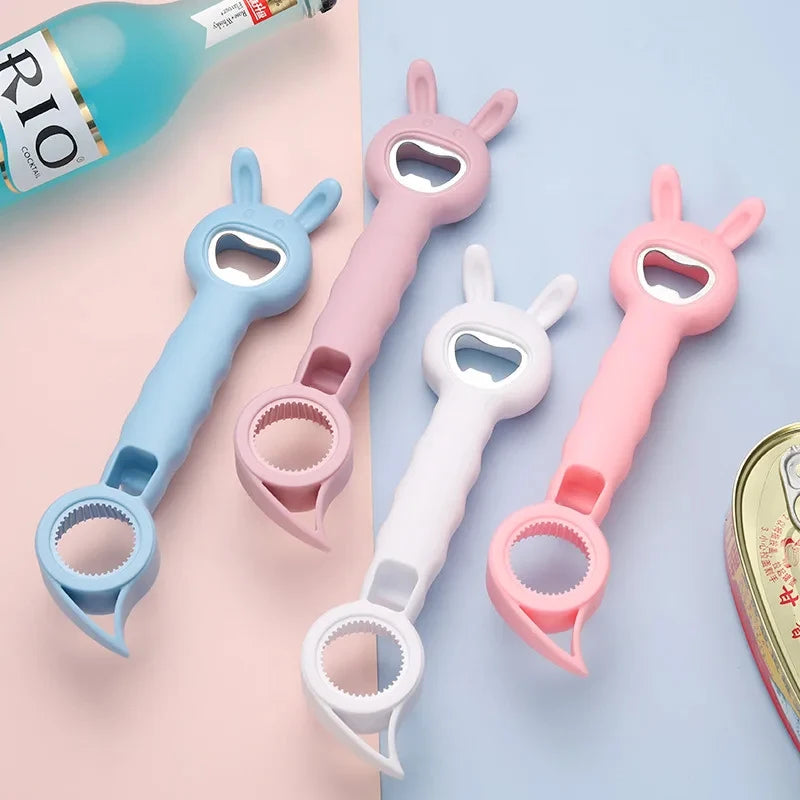 Multifunctional 4-in-1 Safety Can & Bottle Opener