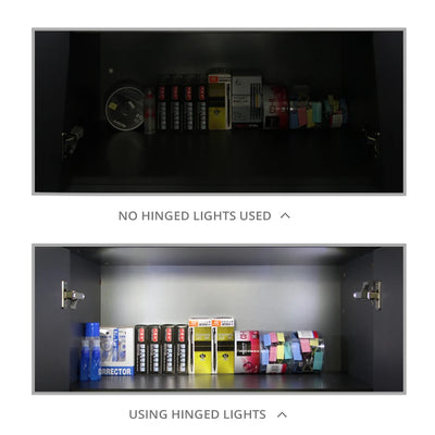 10-Pack LED Cabinet Hinge Lights