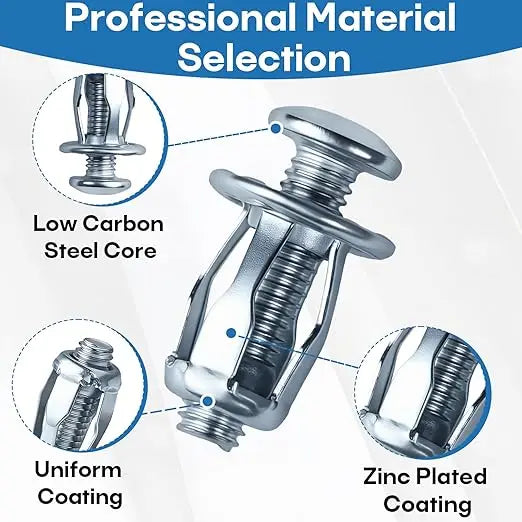 Petal Nut License Plate Fasteners – M4/M5/M6