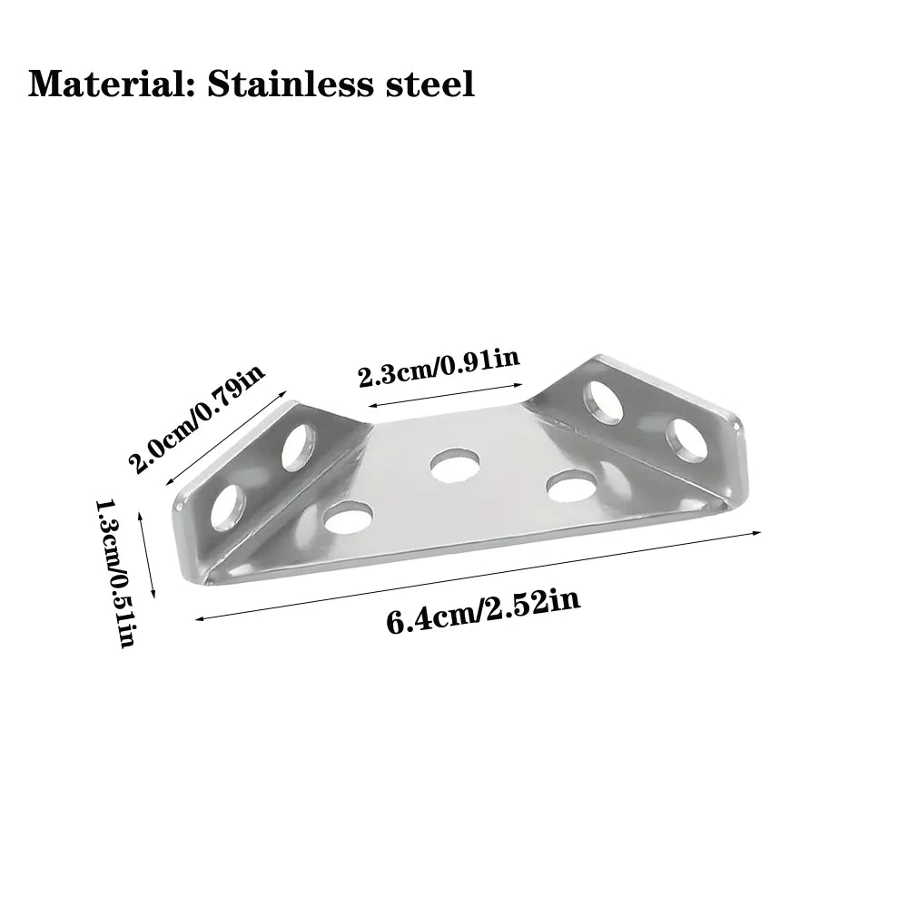 Heavy Duty Angle Brackets (Stainless Steel)
