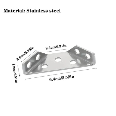 Heavy Duty Angle Brackets (Stainless Steel)