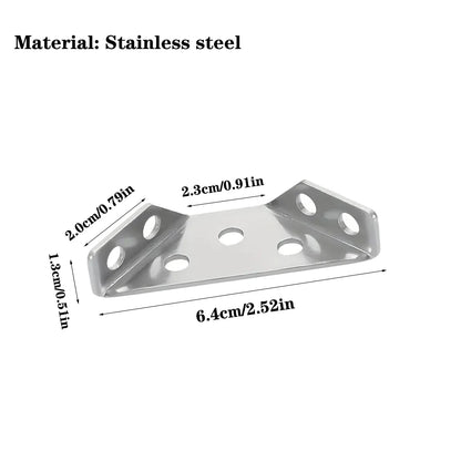 Heavy Duty Angle Brackets (Stainless Steel)