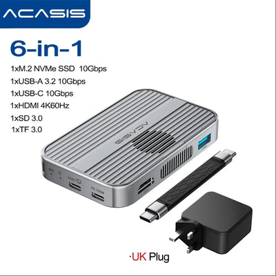 Magnetic M.2 NVMe SSD Dock (SSD Not Included)