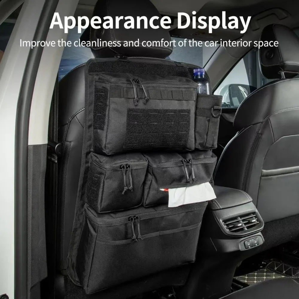 Multi-Pocket Car Seat Organizer Bag