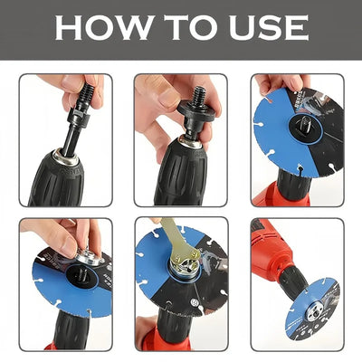 Drill to Angle Grinder Adapter Kit