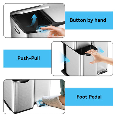 mVm 60L Sorting Trash Can