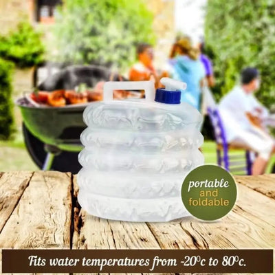 Folding Water Bucket with Faucet (T)