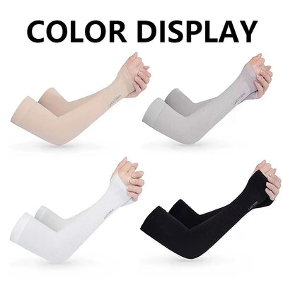 4 Pairs UV Protection Cooling Arm Sleeves (T)