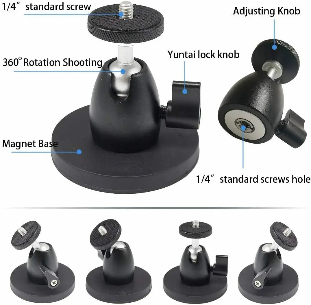 Magnetic 360° Security Camera Wall Mount