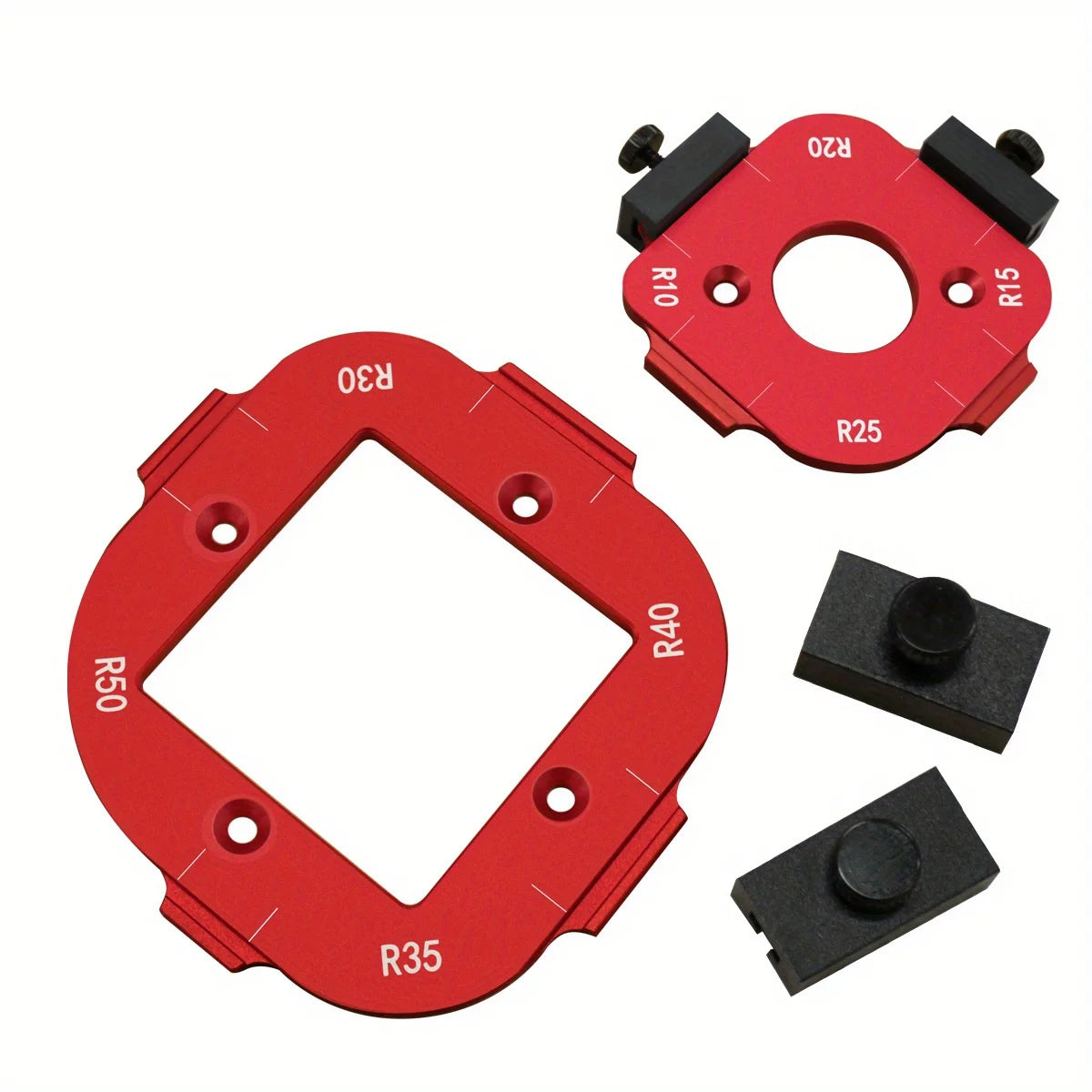 Aluminum Corner Radius Template Set (R10–R50)