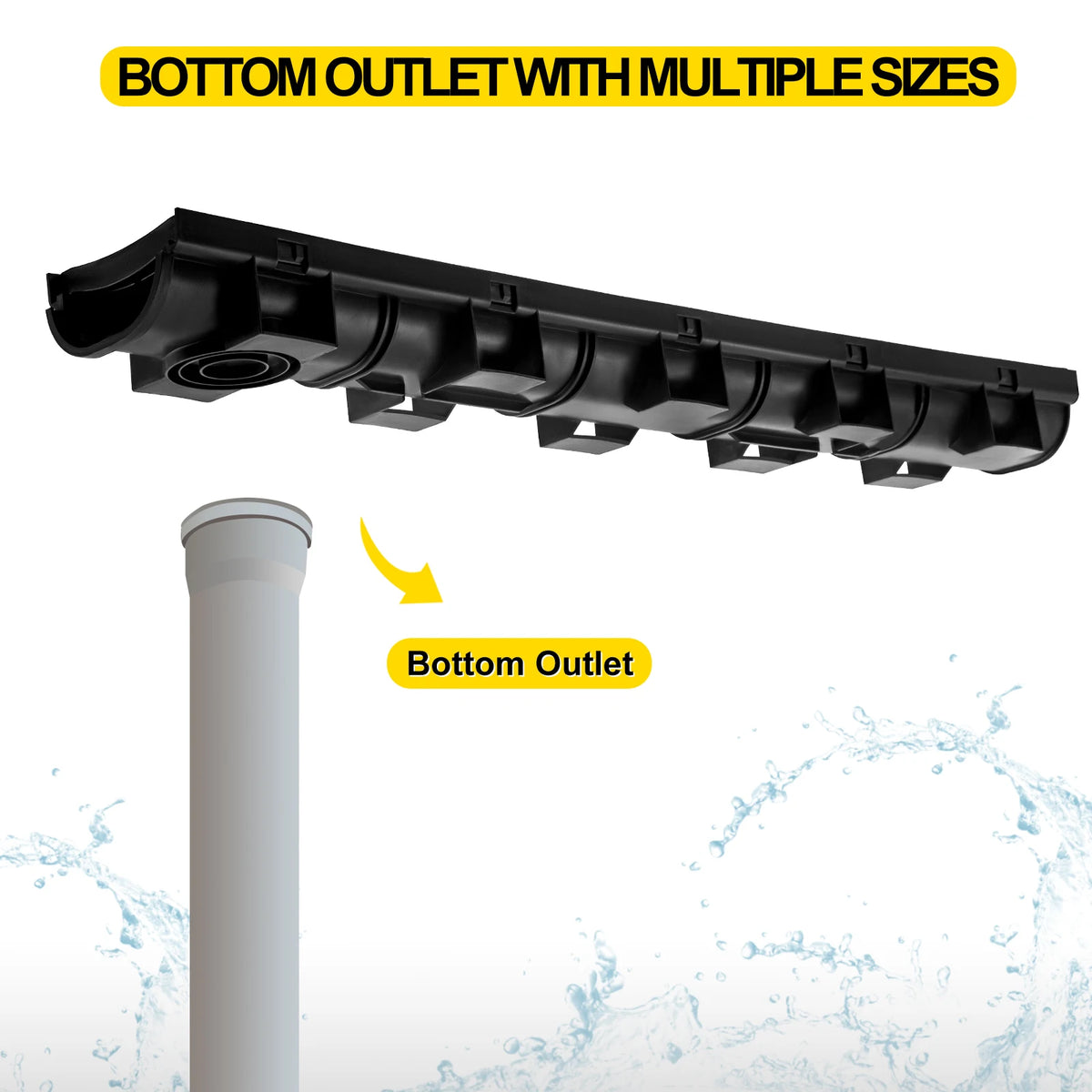 Outdoor Trench & Driveway Channel Drain System