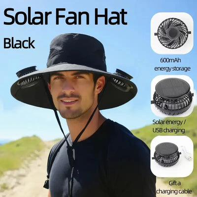Solar Cooling Sun Hat