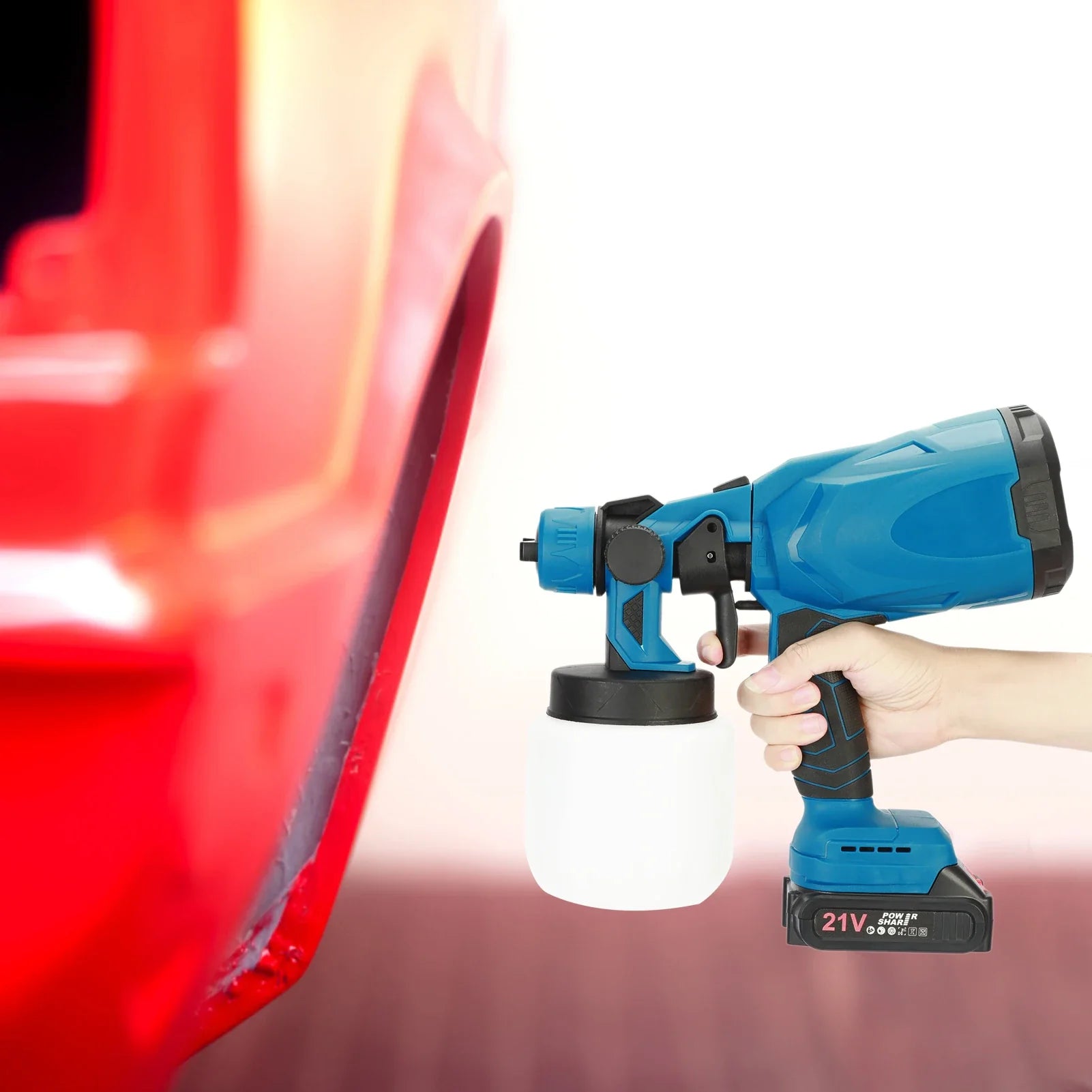 Electric Paint Sprayer + 2 Batteries