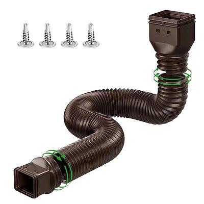 Retractable Rain Gutter Downspout Extender