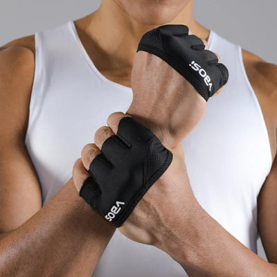 Four-Finger Non-Slip Fitness & Pilates Gloves