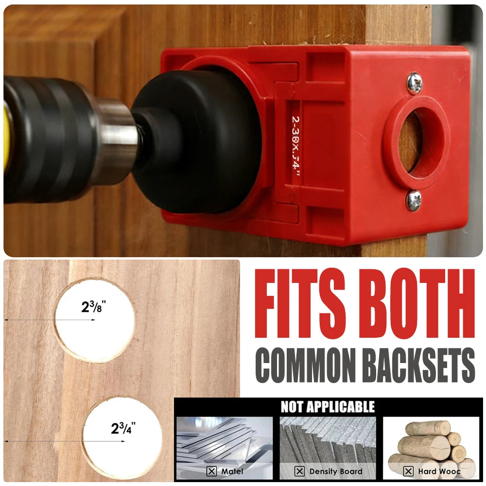 Adjustable Door Hinge Installation Jig Kit