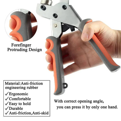 6mm/10mm Handheld Grommet & Eyelet Punch Pliers