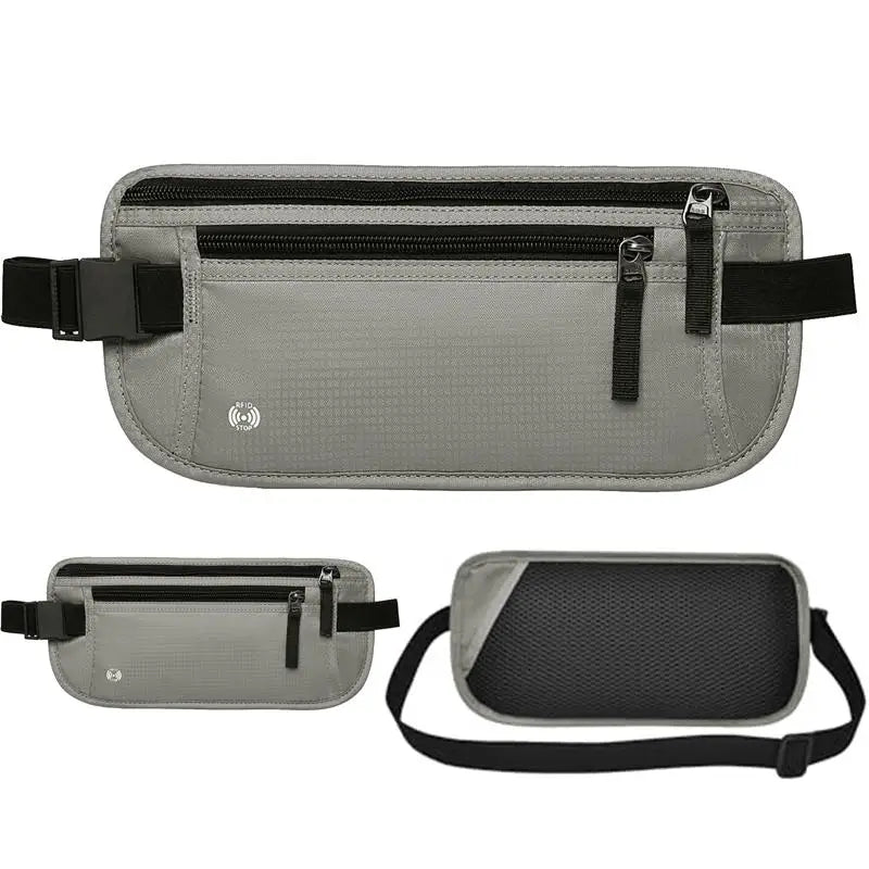 RFID Travel Money Belt Passport Holder