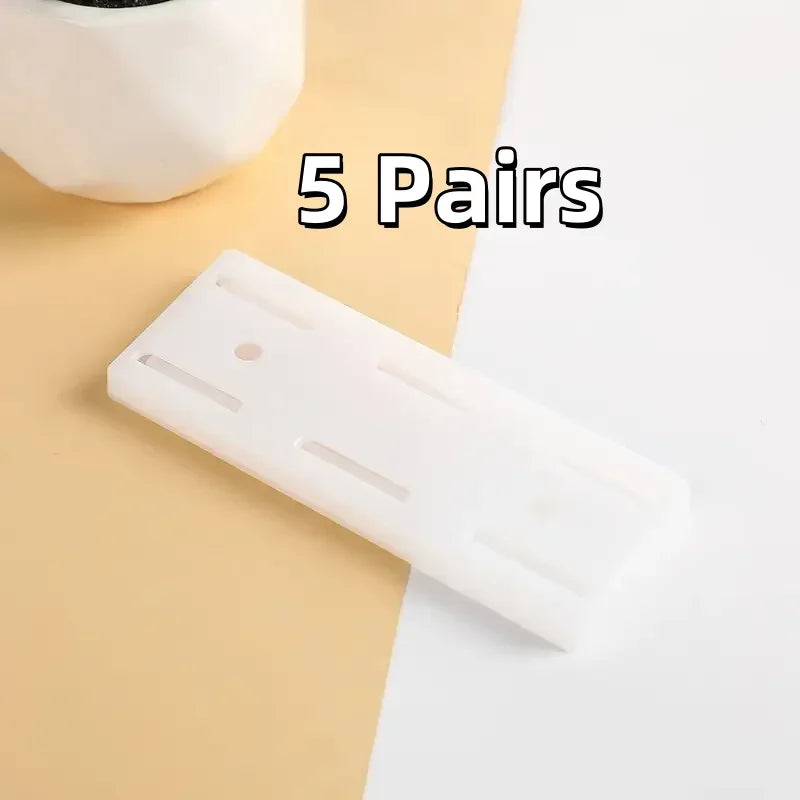 5/10Pcs Self-Adhesive Power Strip Wall Holders
