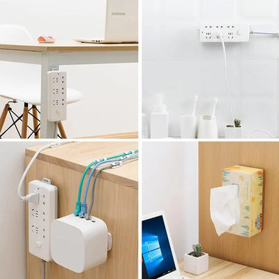 Self-Adhesive Power Strip Holder